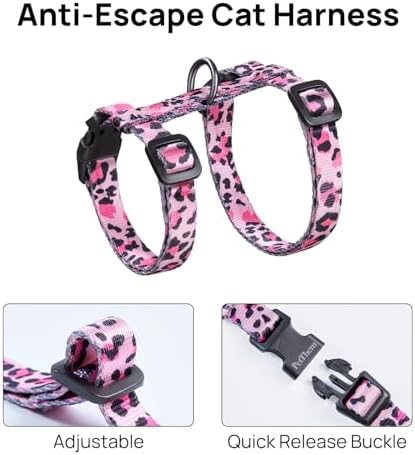 PetThem Adjustable Cat Harness and Leash Set Escape Proof - Image 4