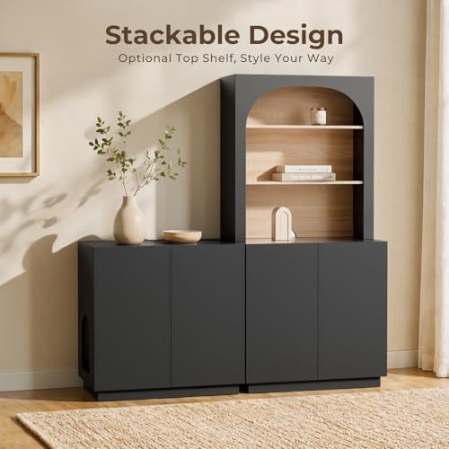 Amunrbrek Tall Cat Litter Box Enclosure - Image 5