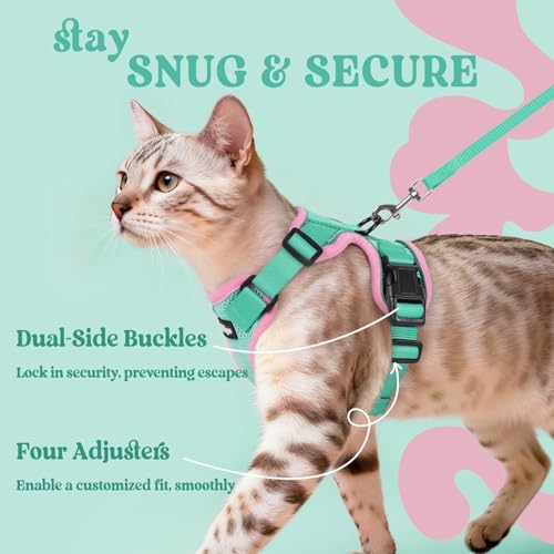 rabbitgoo Cat Harness and Leash Set, Escape Proof Vest - Image 6