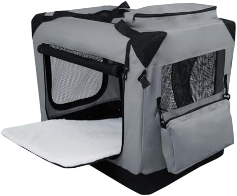 EliteField 3-Door Soft Dog Crate - Image 2