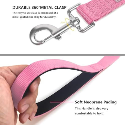 6 FT Reflective Dog Leash for Medium Dogs - Image 4