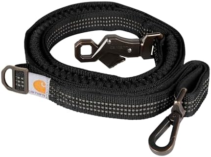 Carhartt Shock Absorbing Dog Leash Black by Carhartt