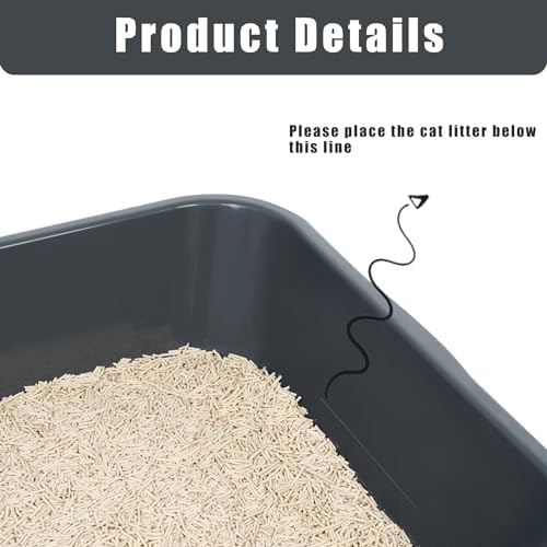 Extra Large Low Entry ABS Cat Litter Box, 2 Pack - Image 7
