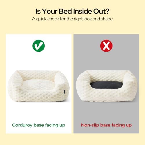 Bedsure Washable Fluffy Cute Dog Beds - Image 5