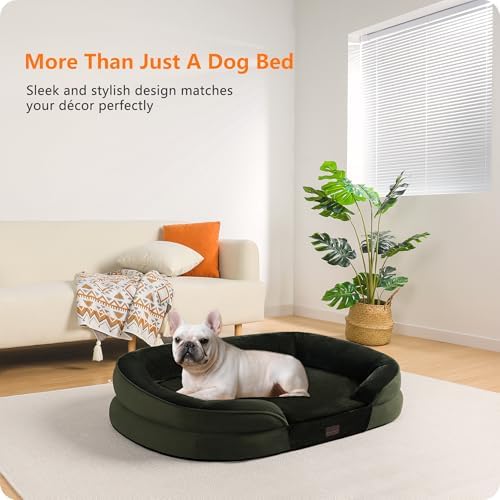 Dwanton Orthopedic Waterproof Medium Dog Bed Sofa, Gel Memory Foam - Image 2