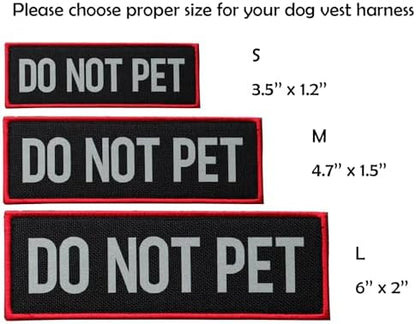 2 Pcs Reflective Do Not Pet Patch Set - Image 4