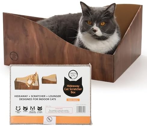 Necoichi Hideaway Cat Scratcher Box — Extra Large | Horizontal Scratch Pad + by %E7%8C%AB%E5%A3%B1