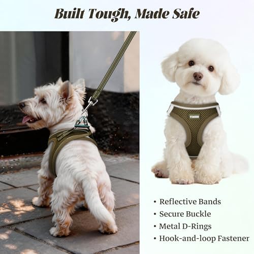 No Pull Dog Puppy Harness and Leash Set Reflective Mesh Vest Large - Image 5