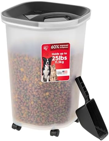 IRIS USA Dog Food Storage Container, Made in USA by IRISUSA