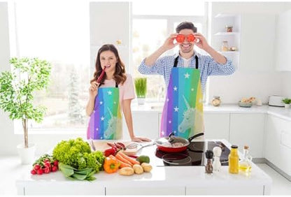 Gingham Plaid Kitchen Apron Bib Apron - Image 2
