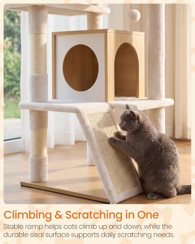 Feandrea Cat Tree, 5-Tier Cat Tower - Image 5