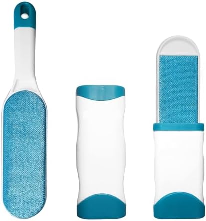 2 Pack Furniture Lint Remover Brushes, Double Sided Self Cleaning Loose Hair by RITPHI