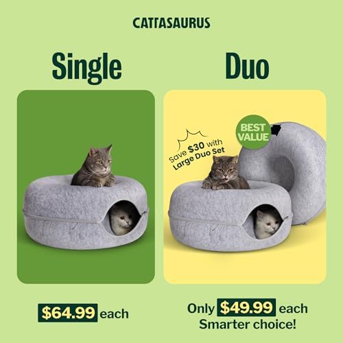 Cattasaurus Peekaboo Cat Cave Donut - Image 2