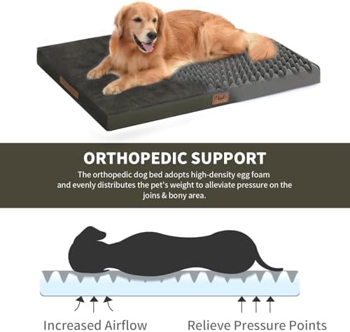 Outdoor Waterproof Orthopedic Dog Bed - Image 4