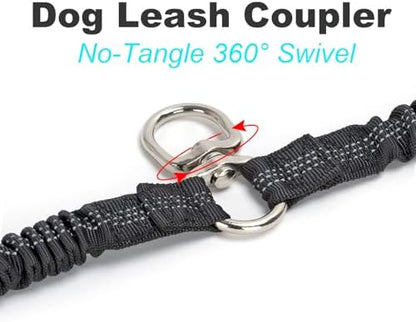 20"Double Dog Leash Coupler Leash Splitter - Image 3