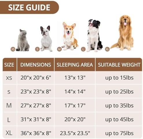 JOLLYVOGUE Calming Small Pink Dog & Cat Bed - Image 5
