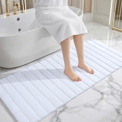 AROGAN Extra Long Bathroom Runner Rugs 24x80 Inch Bath Rug Non Slip - Image 3