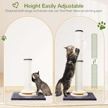 Globlazer 35in Tall 3.9-in Thick Cat Scratching Post - Image 3
