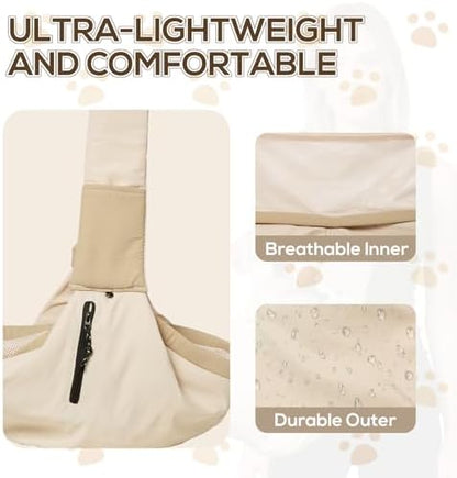 Dog Carrier Sling for Small Dogs/Cats Up to 15 lbs - Image 6