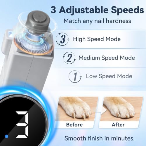 2-in-1 Quiet Electric Pet Nail Clipper & Grinder - Image 5