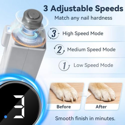 2-in-1 Quiet Electric Pet Nail Clipper & Grinder - Image 5