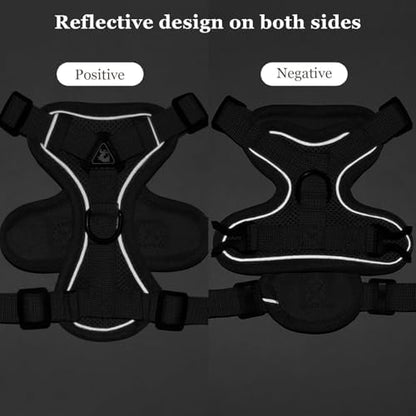 shudyear Cat Chest Harness and Leash Set Adjustable Anti-Escape Soft Mesh Cat - Image 3