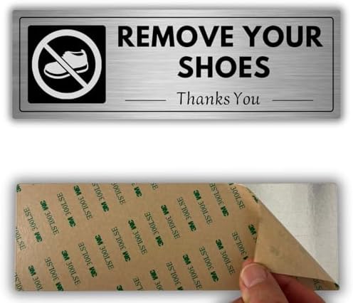 Remove Your Shoes Sign by Unknown