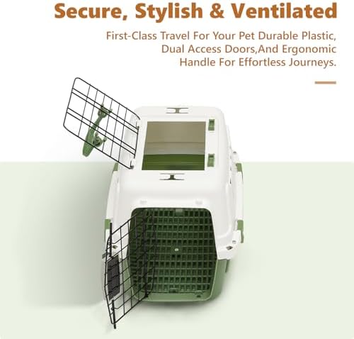 Athena Collection 18" Hard-Sided Travel Pet Carrier - Image 4