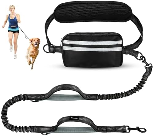 Hands Free Dog Leash with Pouch by Yicostar