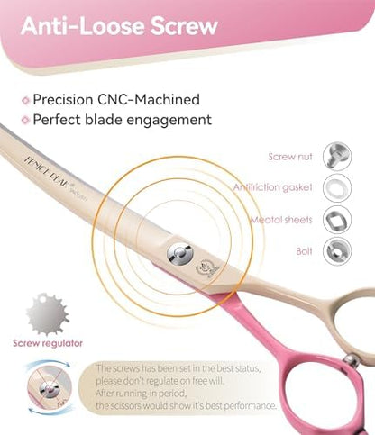 Curved Dog Grooming Scissors - Image 4