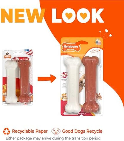 Nylabone Power Chew Original Bone Dog Chew Toys - Image 2