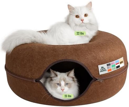 Cattasaurus Peekaboo Cat Cave Donut by Cattasaurus