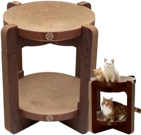 Necoichi Cat Scratcher Tower for Indoor Cats by NECOICHI