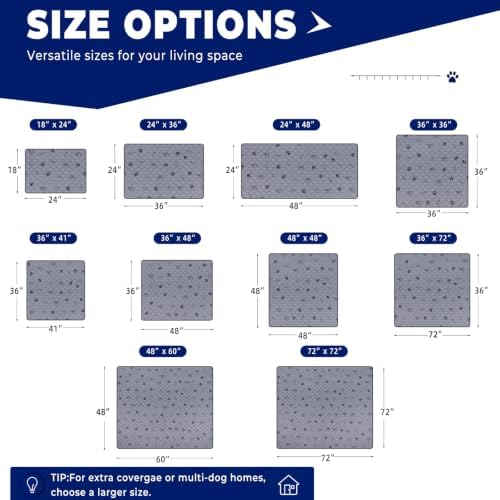 Sunheir Washable Pee Pads for Dogs, 2 Pack 36” x 48” Waterproof Puppy Pads - Image 6
