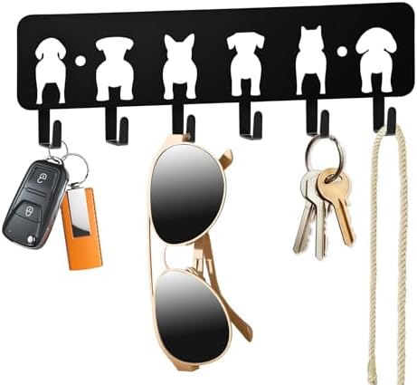 Key Hooks Decorative Dog Leash Holder by Unknown