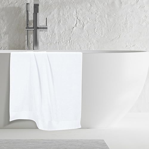 GLAMBURG Cotton 2 Pack Oversized Bath Sheet 35 x 70, Large Bath Sheet, Ultra - Image 5