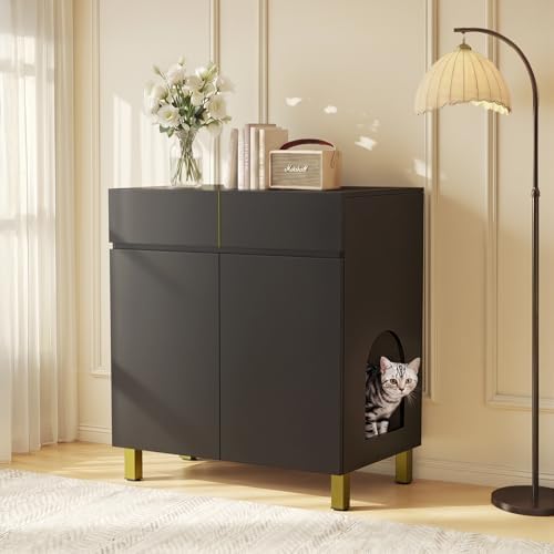 Amunrbrek Large Cat Litter Box Enclosure Furniture by Amunrbrek