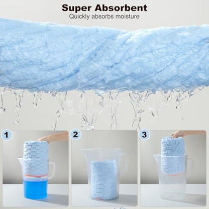 Glittme Dog Bathrobe, Super Absorbent Fleece Drying Robe - Image 3
