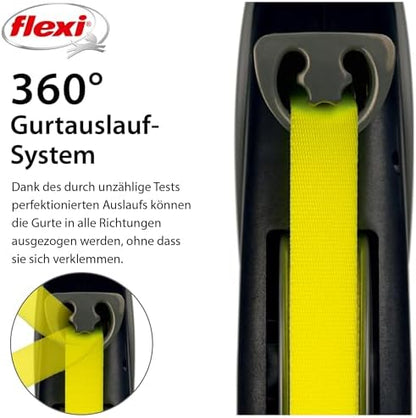 Flexi Giant Professional, L: 10 M, Schwarz/Neon - Image 3