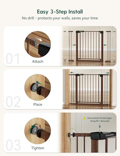 Babelio 26-40 in Pressure Mounted Baby Gate - Image 5
