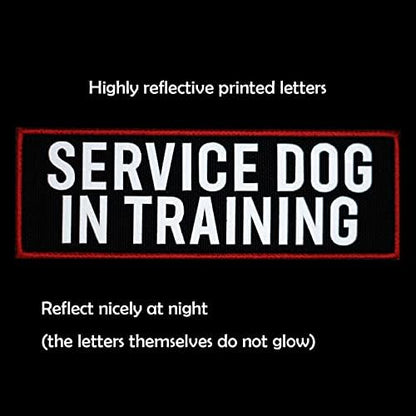 2 Pcs Reflective Service Dog in Training Patch - Image 2