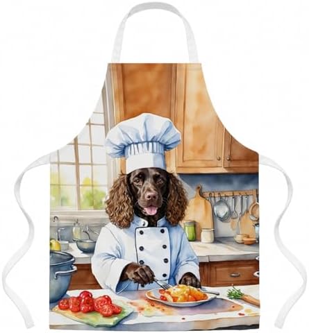 Caroline's Treasures American Water Spaniel The Chef Apron Cooking Kitchen by CarolinesTreasures
