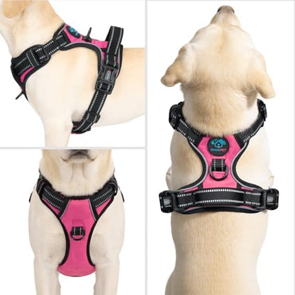 PHOEPET Reflective Dog Harness No Pull Large Breed Vest - Image 2