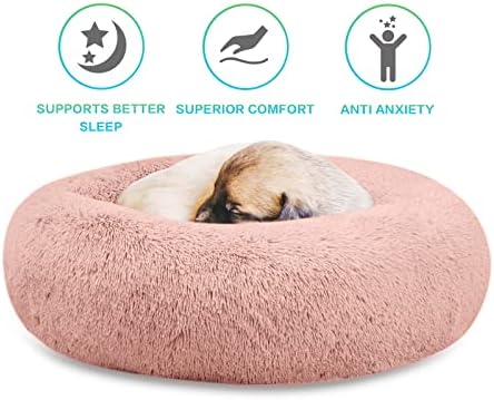 SAVFOX 36 inches Calming Donut Dog Bed - Image 3