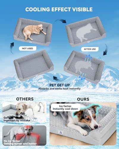 Cooling Dog Bed with PCM, Instant Chill Pet Sofa - Image 5