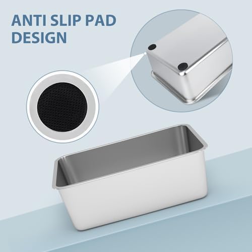 WENBOKMIN Stainless Steel Cat Litter Box - Image 4