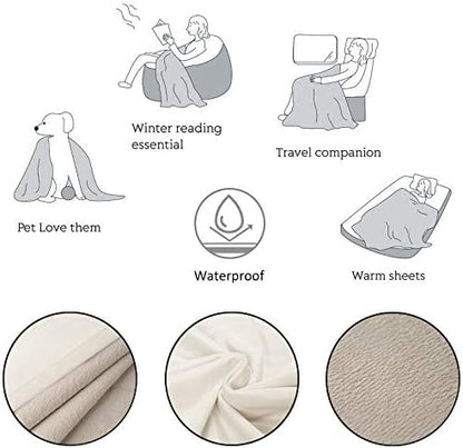 Ameritex Pet Bed Blanket Reversible 100% Waterproof Velvet Super Soft - Image 7