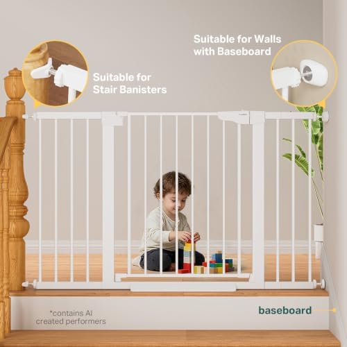 Cumbor 29.7-51.5 in Extra Wide Baby Gate - Image 6