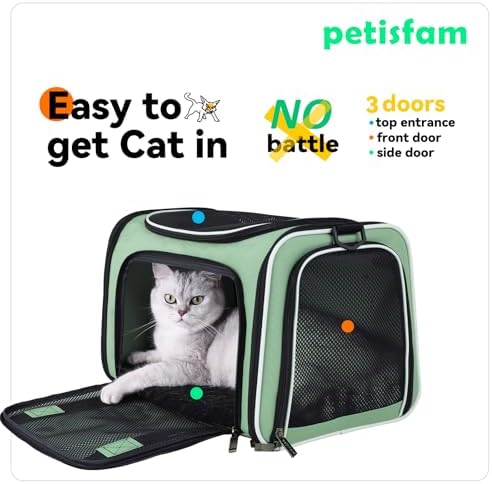 Top Load Cat Carrier for Medium Cats and Small Dogs - Image 2