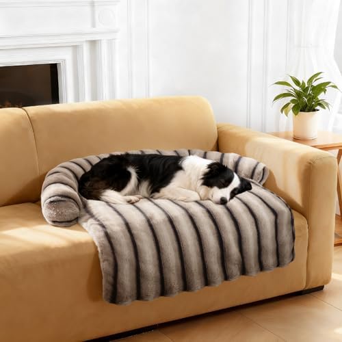 WATANIYA PET Large Dog Couch Bed, Fluffy Washable Couch Protector - Image 7